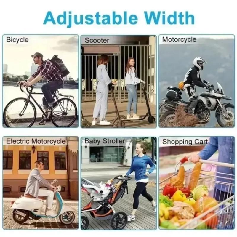 360 Rotation Motorcycle Bicycle Phone Holder Universal Mobile Navigation Bracket for Various Size Phones