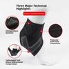 Verstellbare Knöchelbandage mit Kompressionsunterstützung Atmungsaktives Gewebe Zum Laufen Basketball Wandern Training