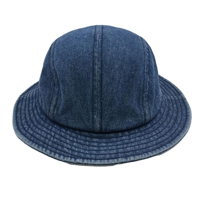 Custom Anti Radiation Denim Bucket Hat with 100% Silver Fiber Lining EMF Shielding Protection Hat for Men Women синий