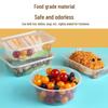 LAOXIANGHE 650ml Rectangular Disposable Takeout Food Containers