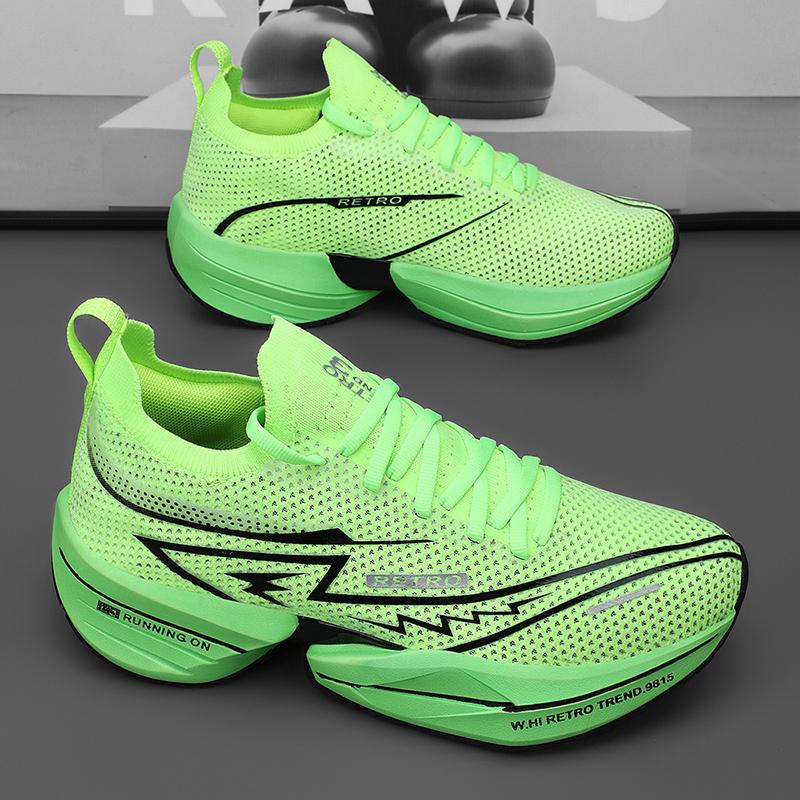 

Summer Hot Selling Mesh Comfortable Sports Shoes Balanced and Versatile Wear Resistant Running Shoes Sizes 36-45 for Men Women 44 зелёный