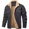 Plush Fleece Jacket Autumn Winter Oversized Warm Clothes Classics Coats Men's Thick Warm Casual Thicker Jackets Outwear for Men
