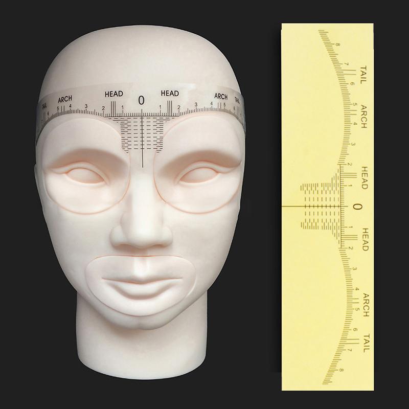 

Одноразовые трафареты наклеек для наклеек для измерения бровей с микроблейдингом