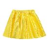 Girls Festivals Dance Skirt: Elastic Waistband Sparkling Dot Mini Swing Skirt for Skating Stage Performance