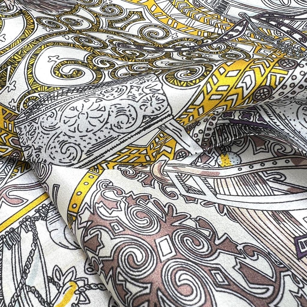 Light Luxury And Gentle Color! Splicing Ma Qiuwinter Silk 70 Square Scarf Office Scarf Shawl Dual-Purpose Women