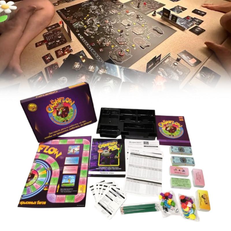 Board Cashflow Game Cards Investment Financial Games Family Party Prop Play