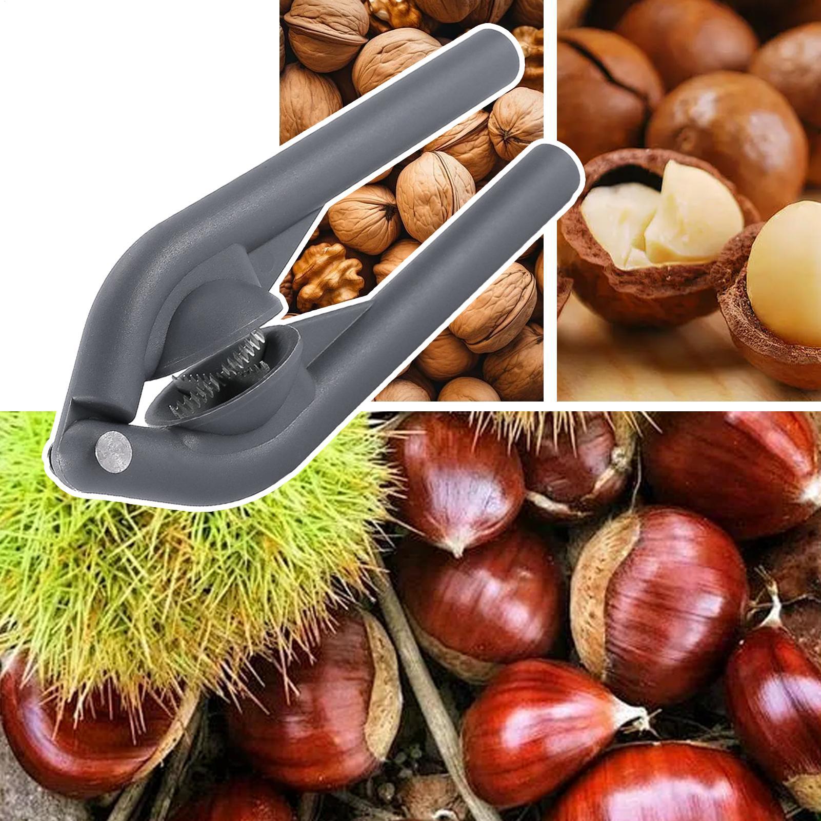 Quick Chestnut Opener Quick Clip Walnut Pliers Cutter Opener Nut Cracker Sheller Kitchen Tools 2 in1 Manual Nut Cracker CN
