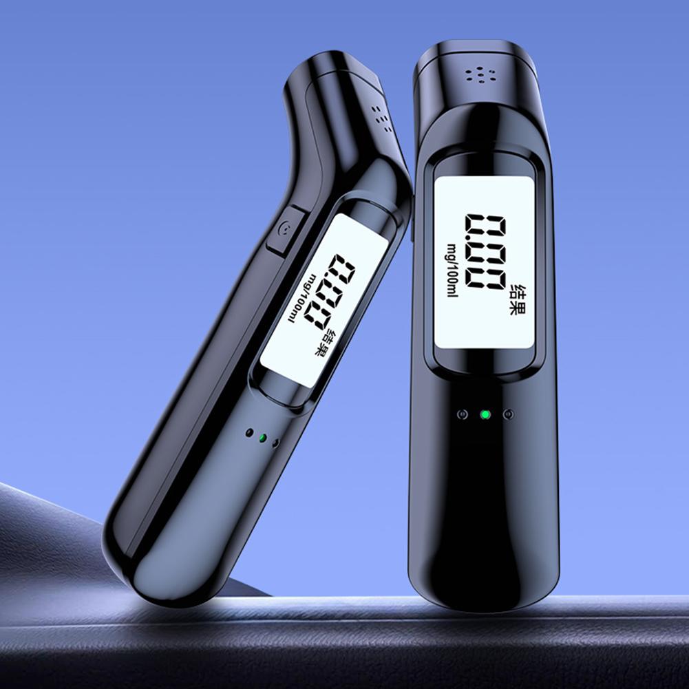 Digital Alcohol Breath Tester Detector High Accuracy Portable Breathalyzer LCD Display for Personal & Professional Use