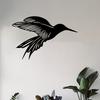 1pc Hummingbird Metal Wall Art, Weather Resistant Garden Statue Mural, Outdoor Fence Decor, Gift for Bird Lovers Valentine Day