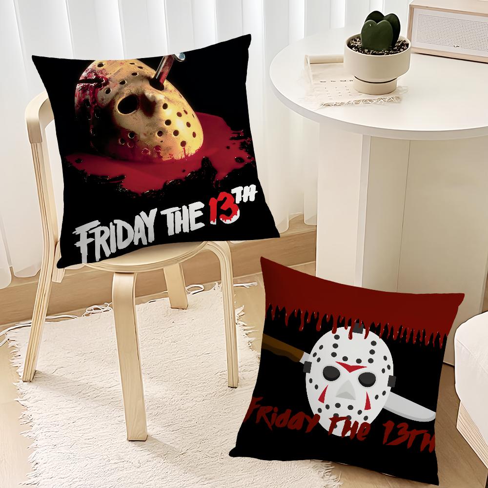 Film F-Friday 13th Halloween Cushion Cover Living Room Headboard Office Cushion Bedroom Cushion Sofa Nap Time Pillow Case