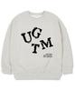 UNION GARMENTS Don Fit Fleece-Lined Oversized Sweatshirt Oatmeal