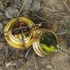 Portable Outdoor Alcohol Stove with Stand Mini Cross Rack Alcohol Stove Cooking Furnace  Survival