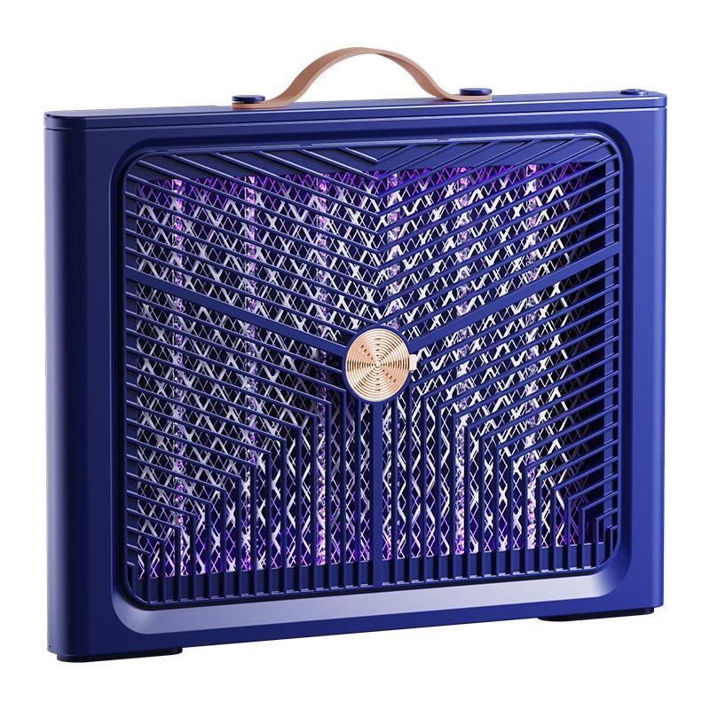 Portable Mosquito Killer Lamp: Indoor/Outdoor Fly Repellent with Electric Shock & Photocatalyst, Wall-Mount or Desktop Use