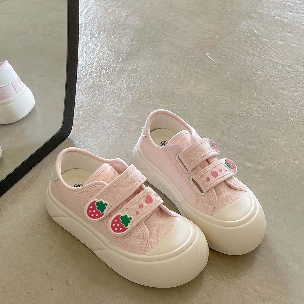 

Летняя парусиновая обувь дышащая обувь для скейтборда женская новая платформа студенческая обувь хлебцы 40 розовый