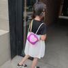 Women Girls Love Heart Handbag Kids Bag Messenger Shoulder Bag Rainbow Shoulder Strap Crossbody Bag
