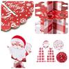 Round Santa Claus Cupcake Stand 3 Tier Cake Display Rack  Christmas Party Supplies