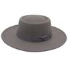 Popular Top Hat Versatile Bow Dome Convex Top Big Brim Fashion Casual Woolen Felt Hat Top Hat Hat