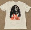 T-shirt Unisex con Firma di Lil Wayne Taglie dalla S alla 5XL BIANCA