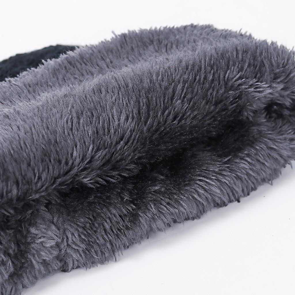 Winter Warm Fleece-Lined Thick Hat, Scarf, Neck Warmer Set ( Color 2-Piece Set)