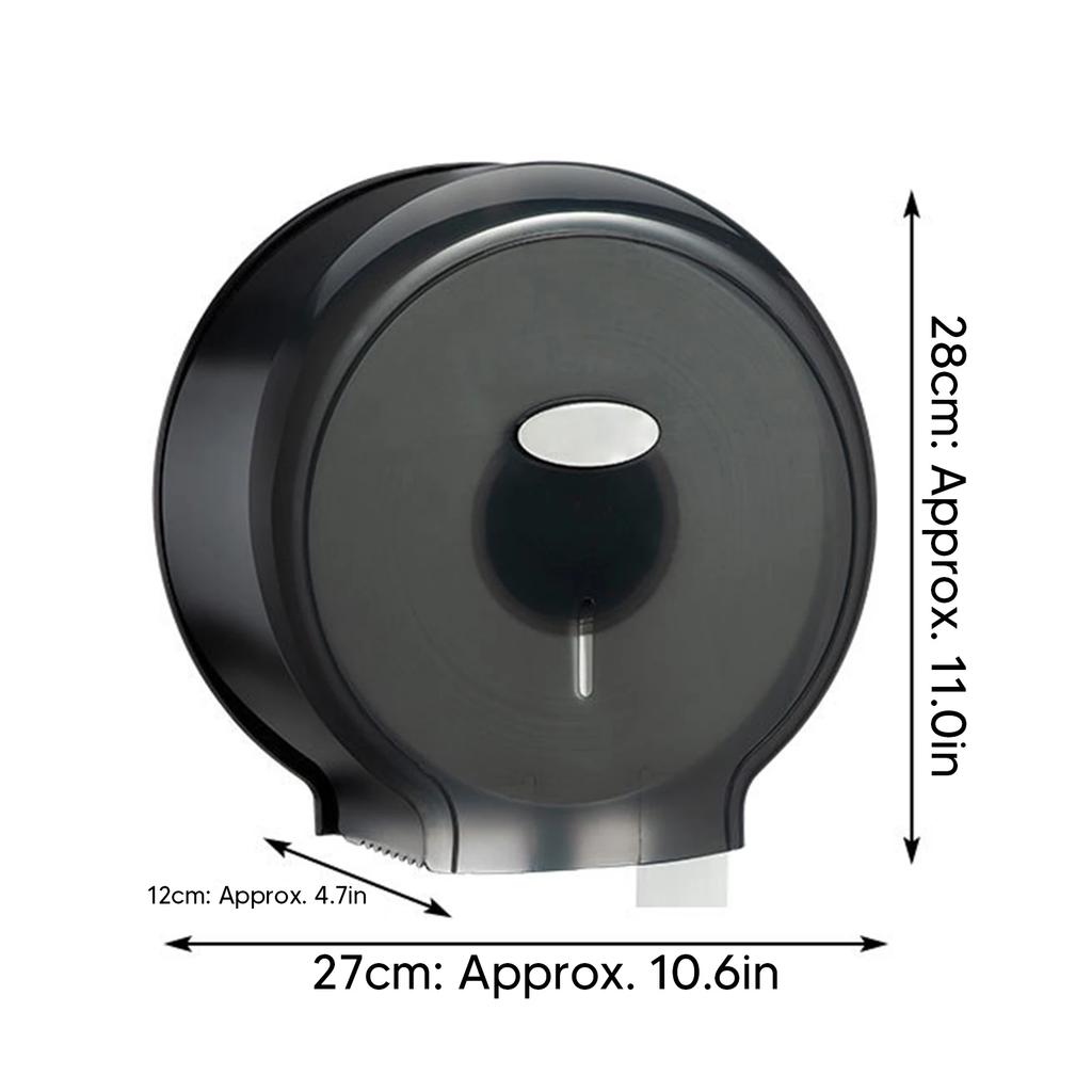 Toilet Paper Holder Box Waterproof Wall Mount Jumbo Paper Roll Dispenser for Single Roll Tissue Punch  Holder Bathroom Accessory