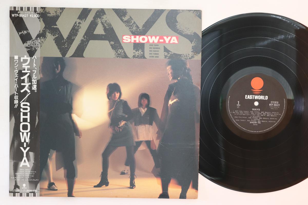 

LP Record SHOW-YA - Ways WTP90427 EASTWORLD 1986 Japan Obi Japanese Pop/Rock Used
