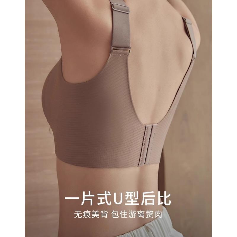 Women No Steel Ring Thin Full Cup Bra Large Size Seamless Minimizer Intimate Lingerie
