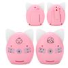 Wireless Audio Baby Monitor Two Way Talk Baby Monitor with Music Pink