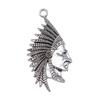 Charms Egipski Faraon Szef Wisiorki Vintage Biżuteria Materiały QC048