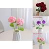 Romantic Rose Artificial Flowers For Wedding Home Decor With Realistic Fabric Material