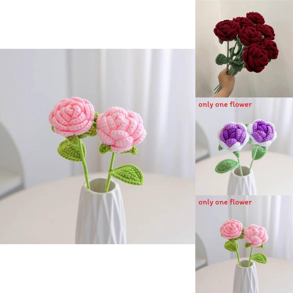 Romantic Rose Artificial Flowers For Wedding Home Decor With Realistic Fabric Material