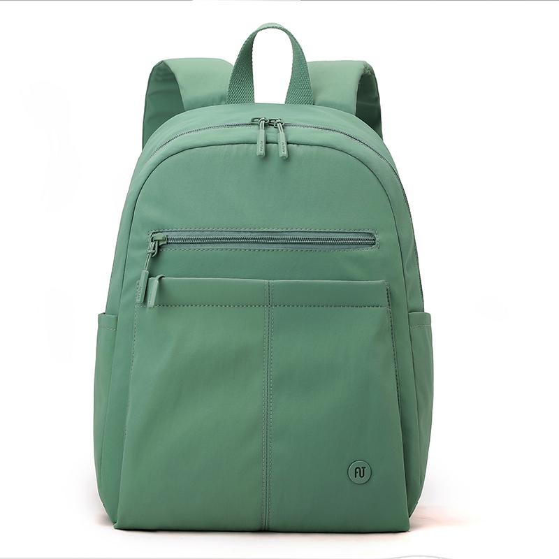 Solid Color Women Backpack Outdoor Student Schoolbag Travel Bag