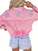 2026 Women's New Arrival Pink Denim Jacket - European & American Style