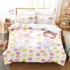 3D Ballet Girl Bedding Set Cartoon Girl Dance Quilt and Pillow Case 2/3pcs AU140 * 210 Single/Double Bed Holiday Gift Girl Room Soft Home Textile