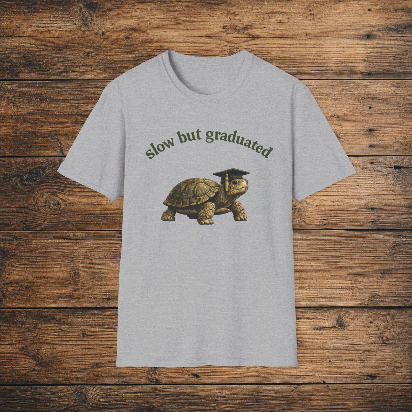 Funny Turtle Graduation Shirt, Class of 2026 Grad Tee 2XL