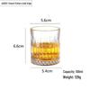 Shangqi Whiskeyglas-Set mit Goldrand und Schwertmuster (2er Set)