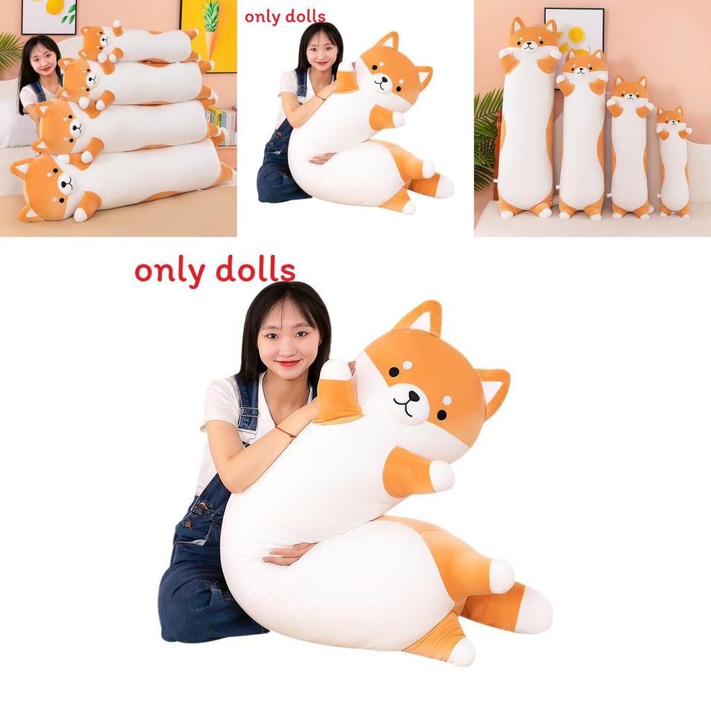 Husky Plush Pillow With Leg Clamp For Cozy Sleep Teen Kids Room Decor