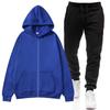 Unisex Fleece Hoodie + Black Joggers Two-Piece Set