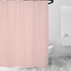 Plastic Shower Liner, Modern Solid Color Bathroom Curtain, Waterproof Shower Curtain with Metal Grommets for Bathroom Decor