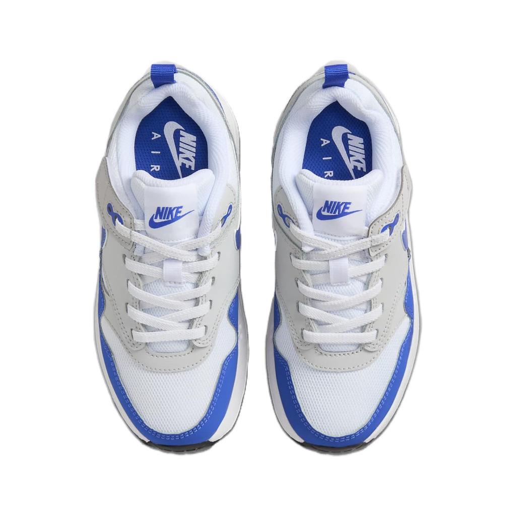 Nike Air Max 1 EasyOn PS Royal Blue Kids Sneakers White Neutral-Grey Black DZ3308-104