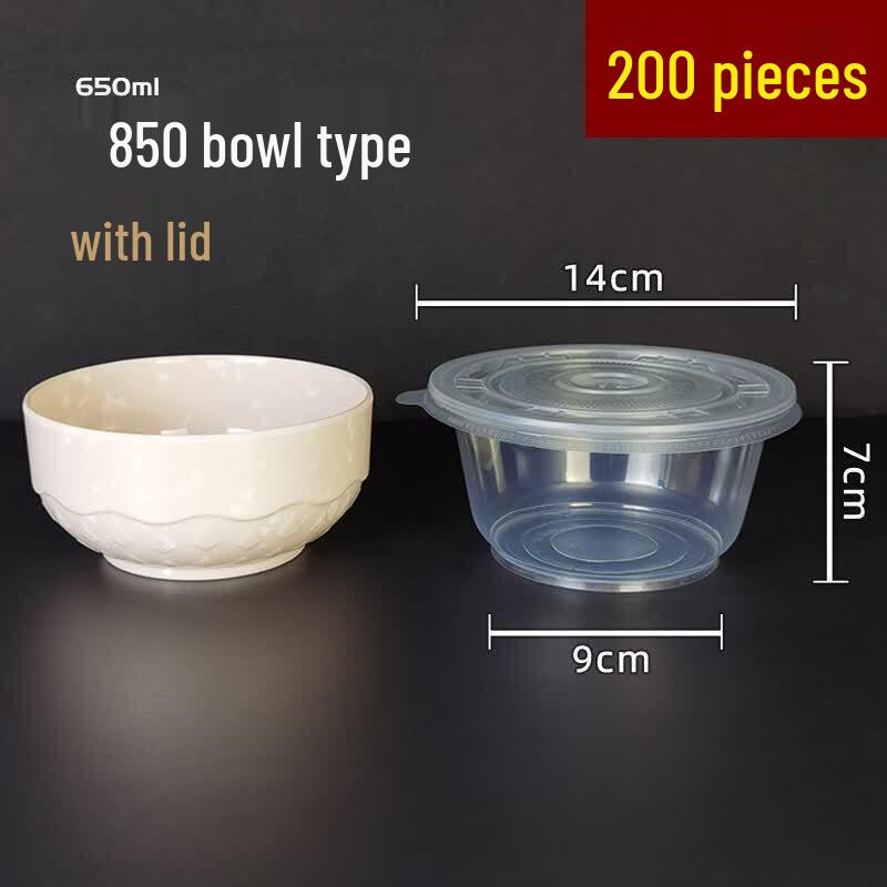 Disposable Round Plastic Bowls
