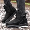New Men'S Winter Boots Warm Plush Snow Boots High Quality Waterproof High-Top Men'S Ankle Boots Outdoor Men Hiking Boots Sneaker