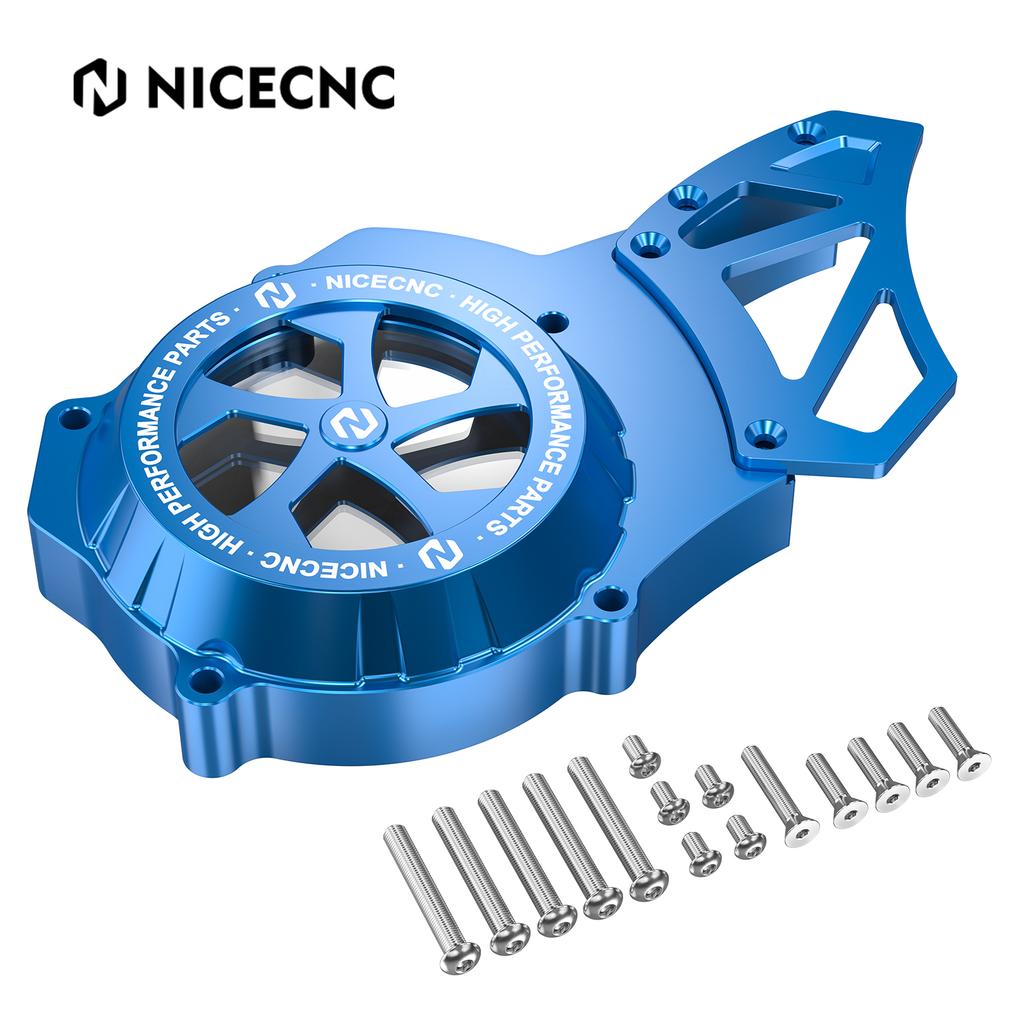 NICECNC ATV Engine Left Side Transparent Stator Sprocket Cover Guard For Yamaha Blaster 200 YFS200 1988-2006 YFS200SE Parts