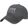 Jesus Changed My Life Christian Washed Baseball Cap Adjustable Outdoor Golf Dad Hat