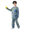 Jungen Baumwoll-Pyjama-Set für Frühling/Herbst - Hautfreundlicher Cartoon-Druck Zweiteiler für Kinder 2025