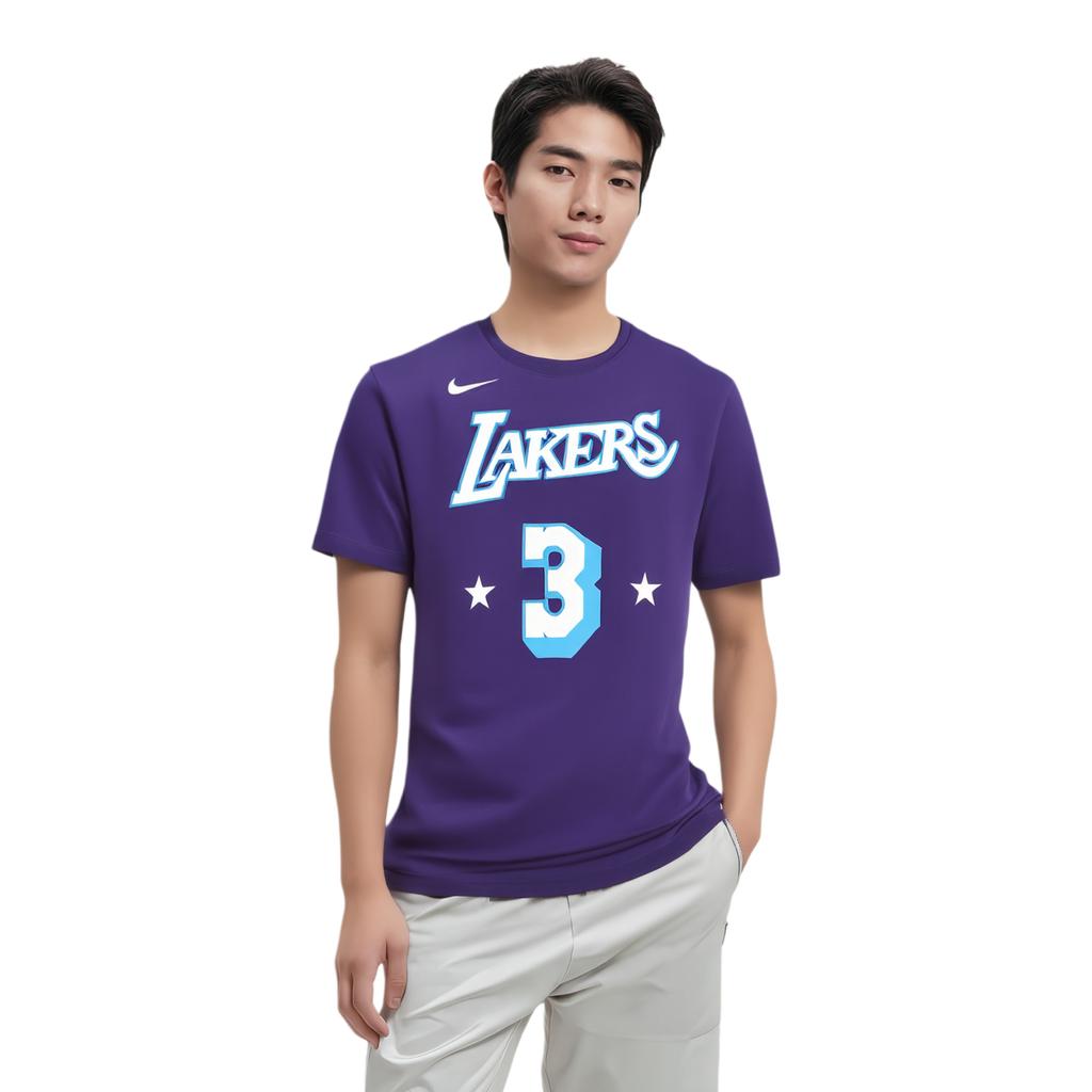Men's T-Shirt Nike x NBA Los Angeles Lakers T Shirt Unisex Dark Purple