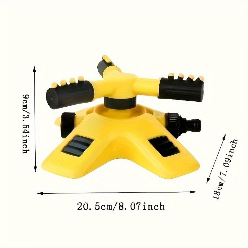Durable 360-Degree Automatic Rotating Sprinkler Head | No Battery Needed, Ideal for Lawn & Garden Irrigation, Garden Watering Solution