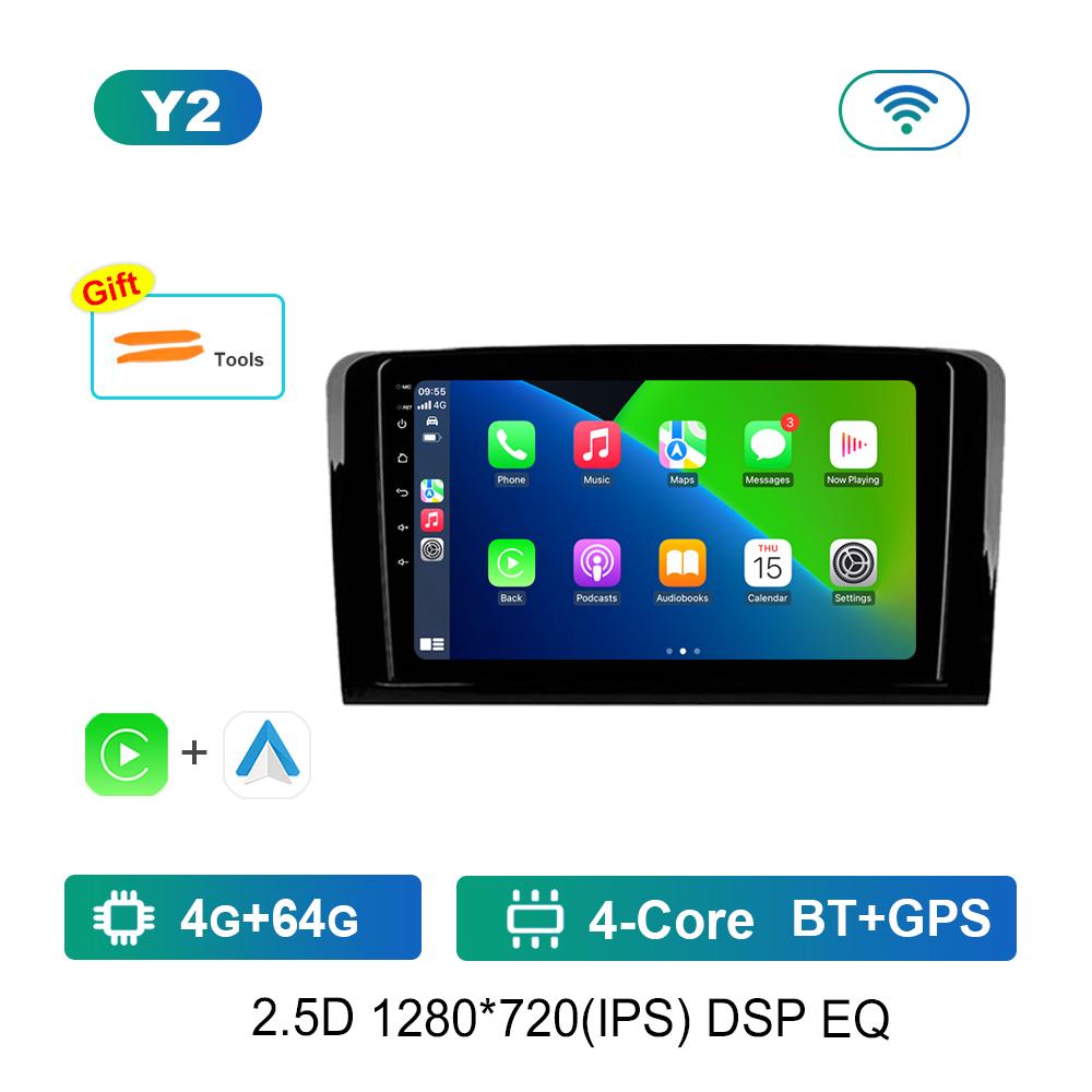 Android Car Radio Multimedia Video Player for Mercedes Benz GL ML W164 ML350 ML500 X164 GL35 GL45 2005 - 2012 GPS Navigation