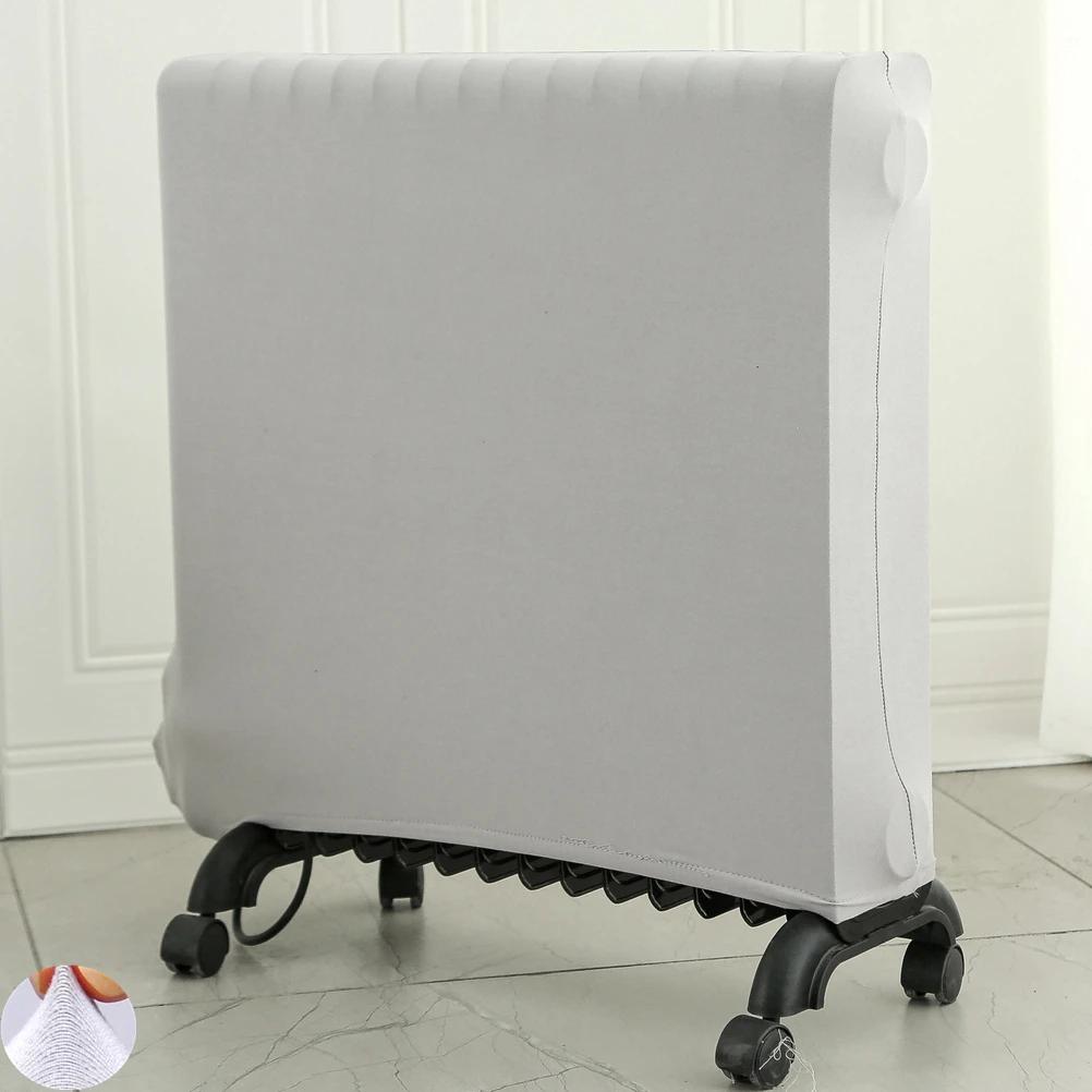 Solid Color Portable Heater Radiator Dust Cover Thickened Elastic Household Oil Tin Radiator Protective Storage Dust Covers