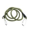 8mm Military Green Elastic Bungee Cord with Hook for Outdoor Gear and Tents