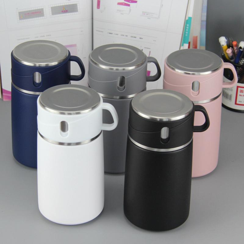 800ml 316 Stainless Steel Vacuum Flask Gift Set Custom Logo Printing Christmas New Year Corporate Present